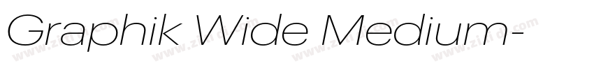 Graphik Wide Medium字体转换